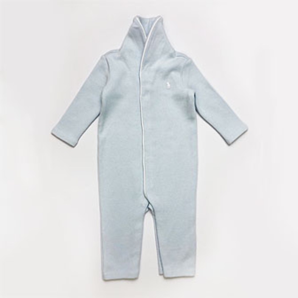 Ralph Lauren Boys' French-Rib Cotton Coverall